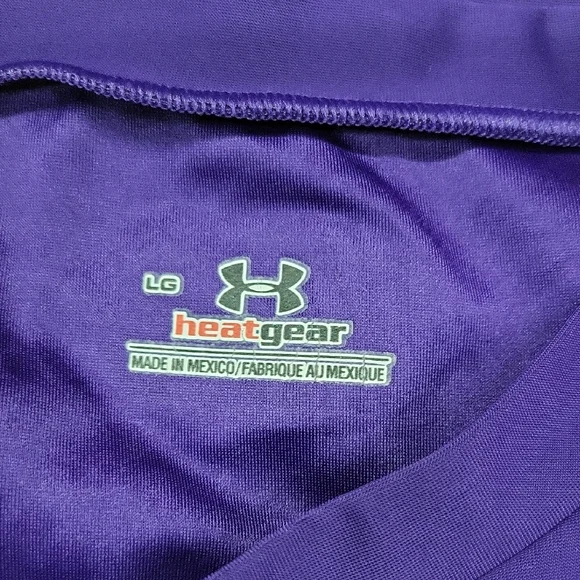 Under Armour Vibrant Purple Crew Neck Shirt - Picture 2 of 6